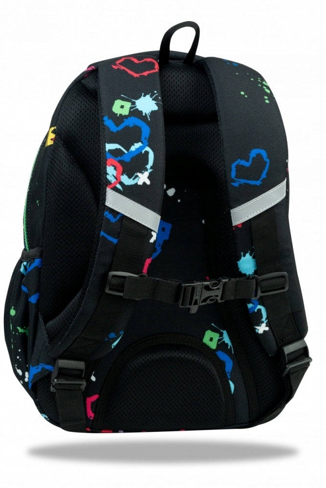 Multi-chamber school backpack CoolPack JERRY Hello Kitty Black Neon Brand CoolPack