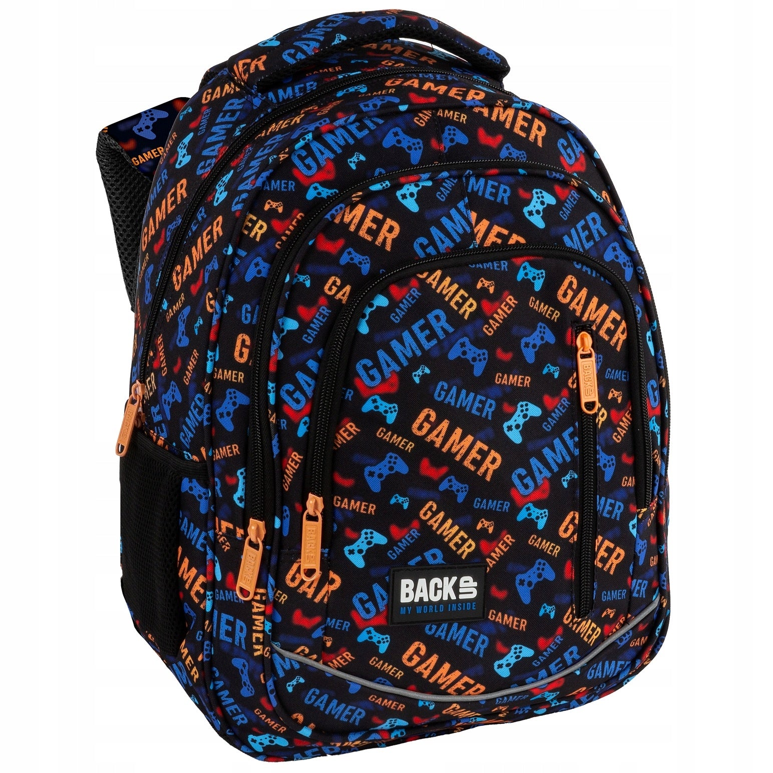 Multi-chamber school backpack Derform BACKUP 8 MODEL G 76