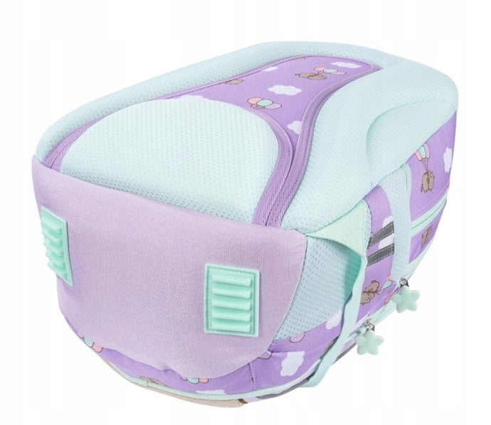 Multi-chamber school backpack Pusheen St. Majewski purple 22 l Brand St. Majewski