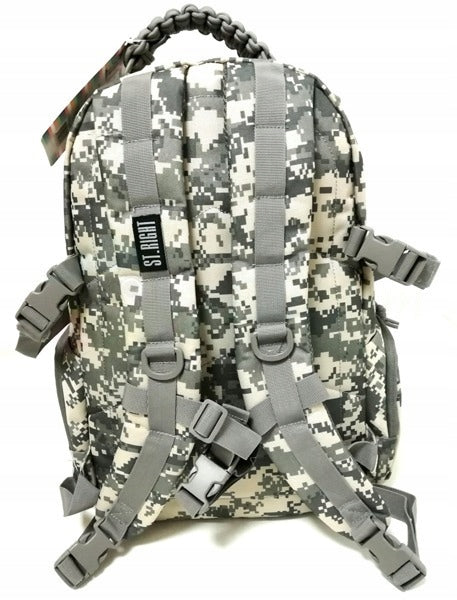 Multi-chamber school backpack St.Right shades of brown and beige, green 30 l Manufacturer code BP36