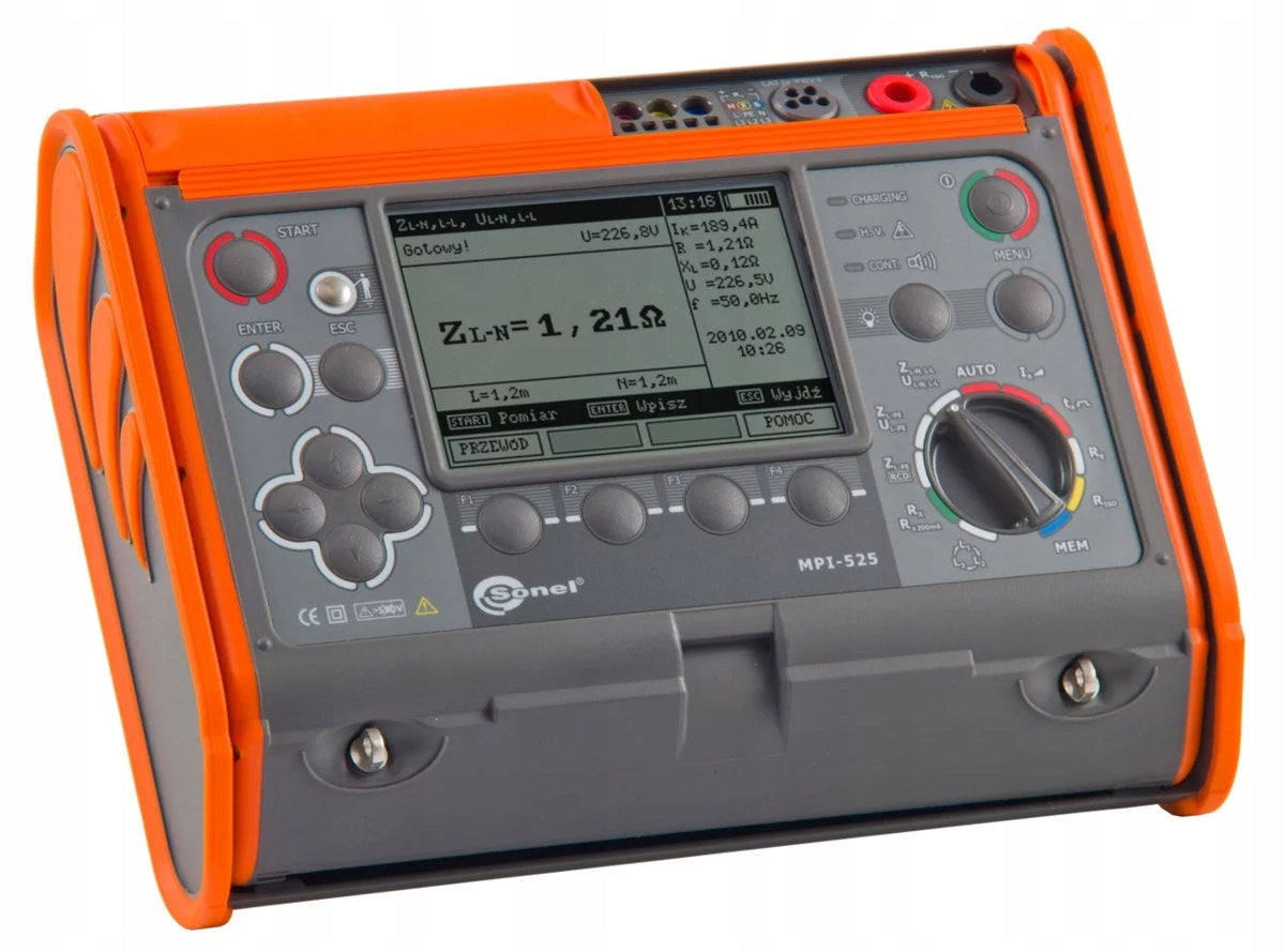 Multi-function meter of electrical installation parameters MPI-525 to 2500V