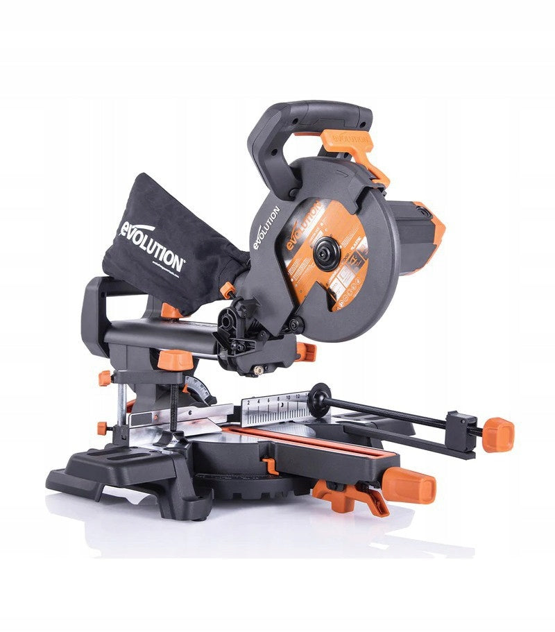 Multi-purpose miter saw with guides EVOLUTION R210SMS PLUS 210mm