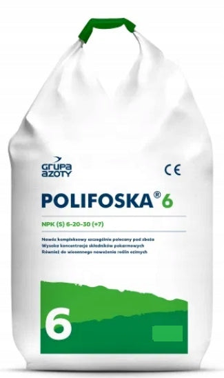 Multicomponent universal fertilizer Polifoska 6 25kg for grass lawn garden Manufacturer no brand