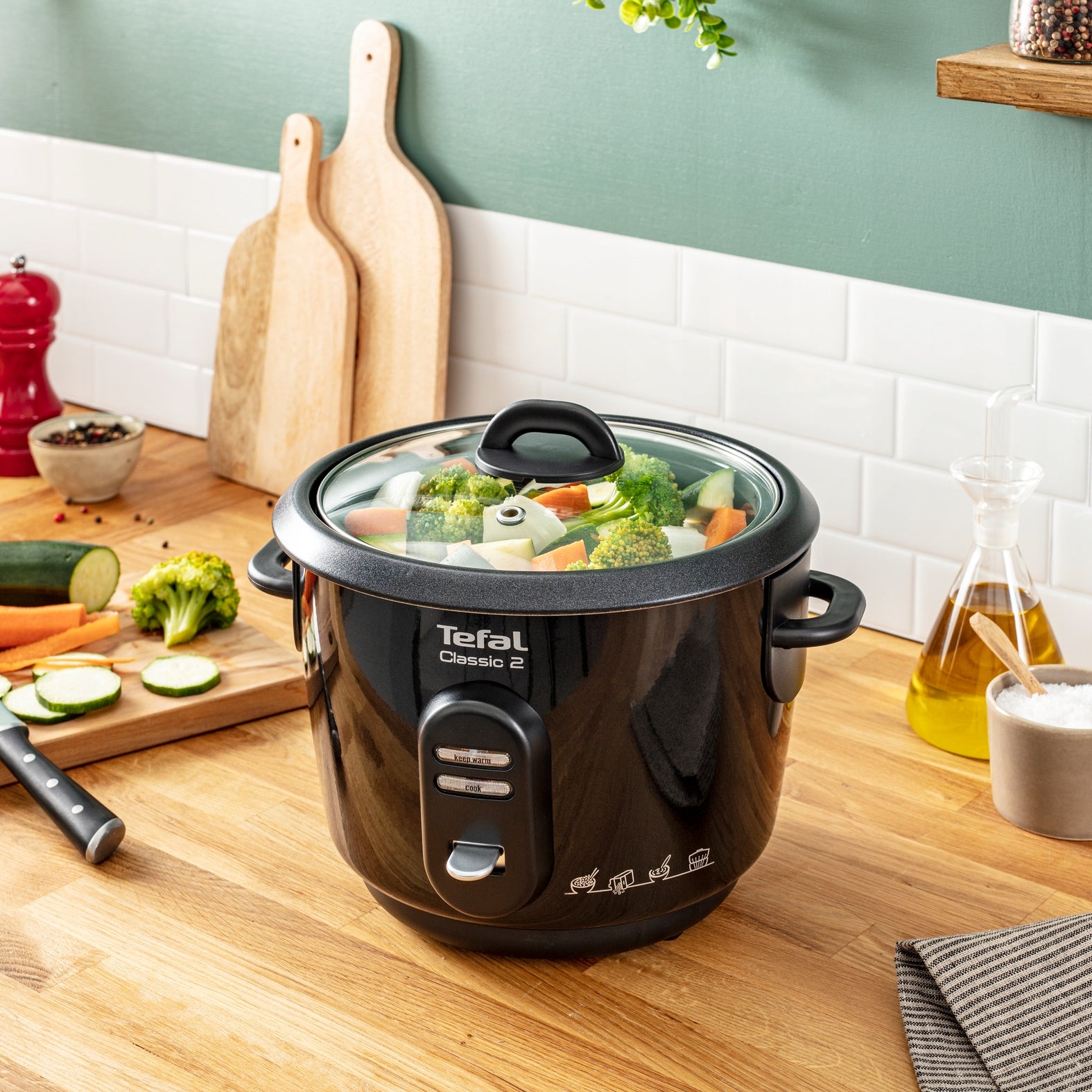Multicooker TEFAL Classic 2 rice cooker 3l capacity electric pot RK1028 Model Classic 2