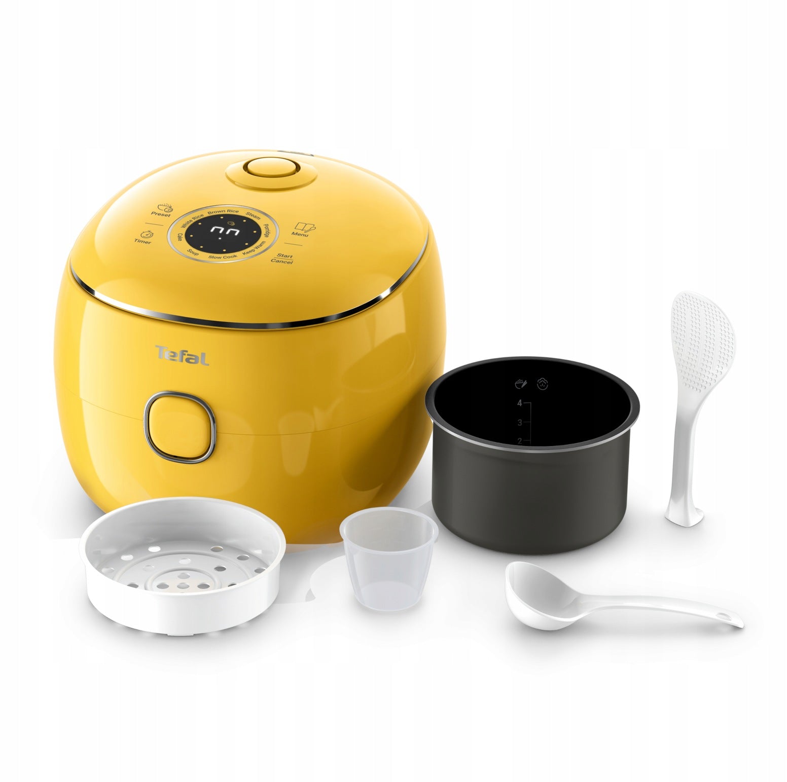 Multicooker Tefal POP rice cooker 0,7l yellow electric pot 8 modes
