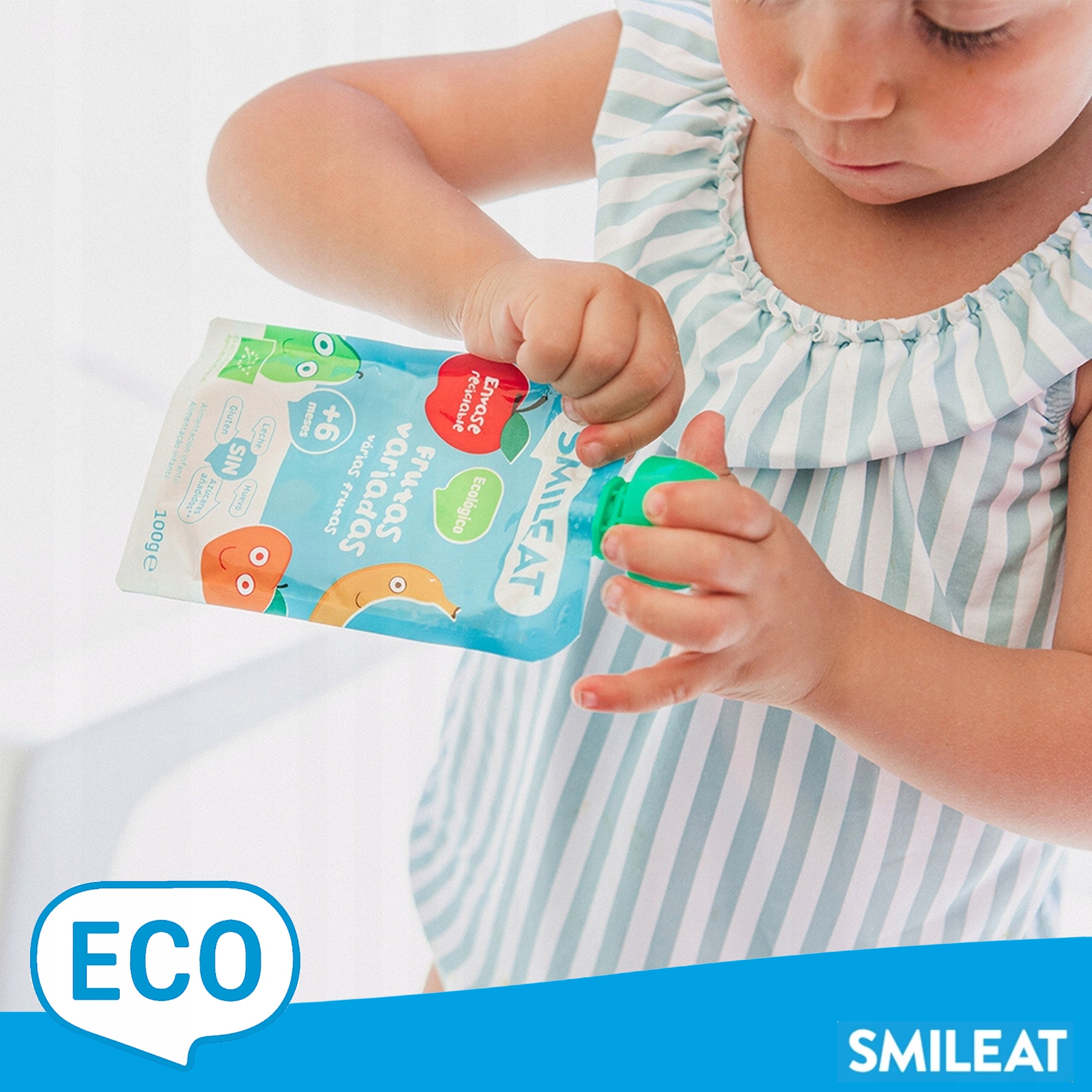 Multifruit Mousse Smileat Bio In A Tube Children Healthy Snack Without Sugar 100G Medical device no