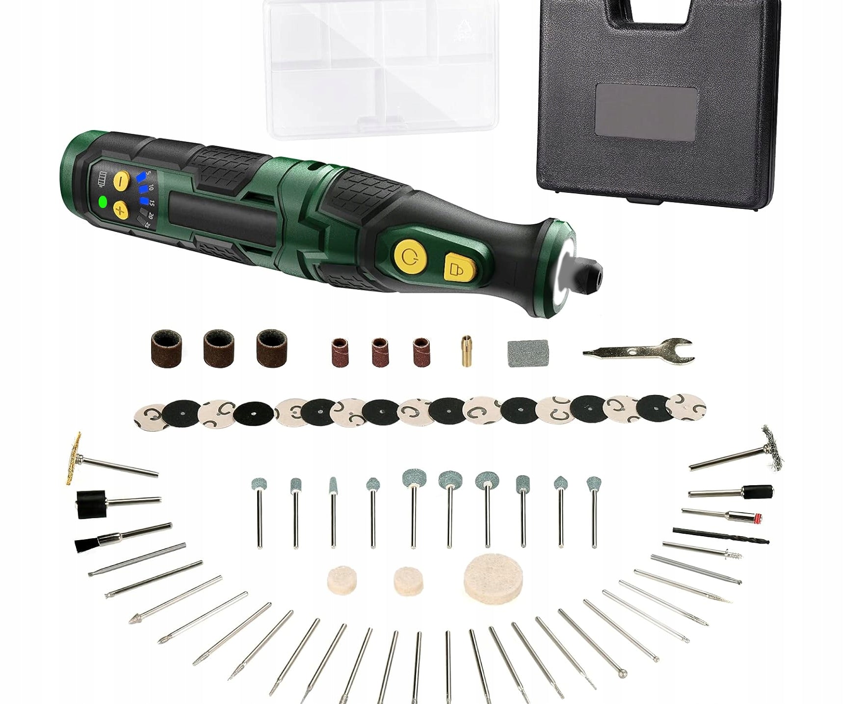 Multifunction Grinder Precision Polisher 7,2V Accessories Power Supply