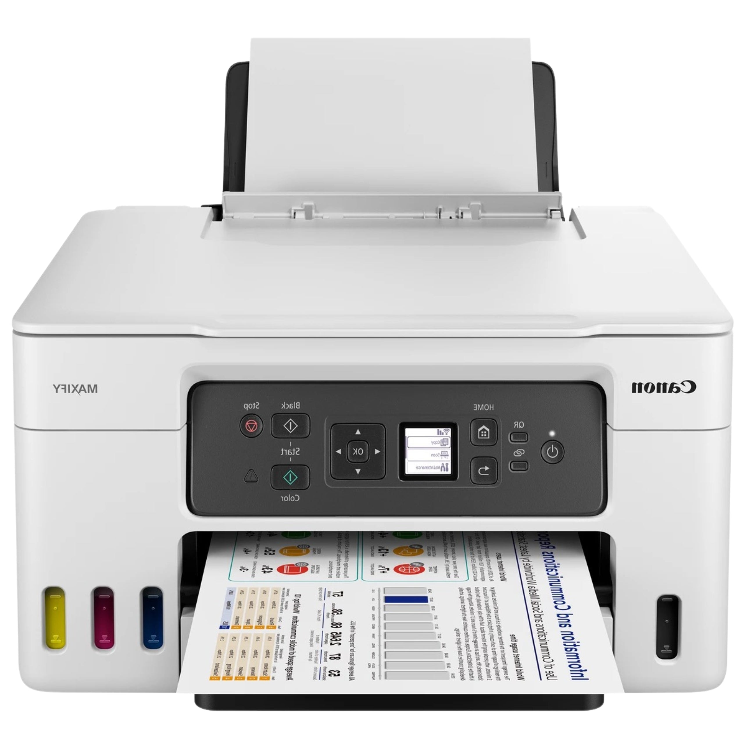 Multifunction Inkjet Printer (Color) Canon GX3050 Wi-Fi Duplex Car.