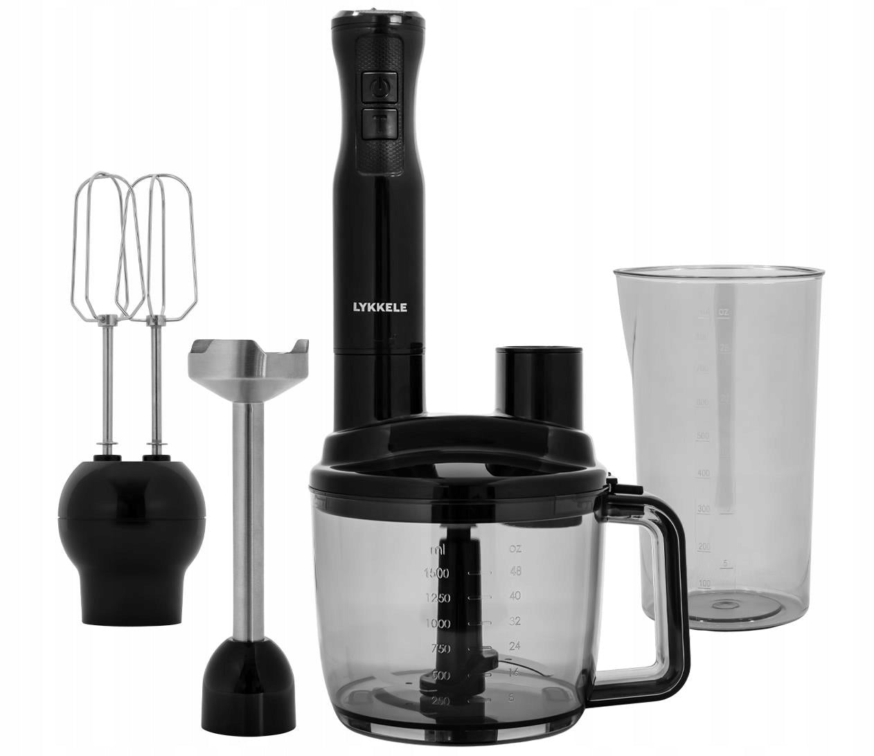 Multifunction hand blender LYKKELE PAUEL SET 1500W TURBO MALAKSER Brand Lykkele