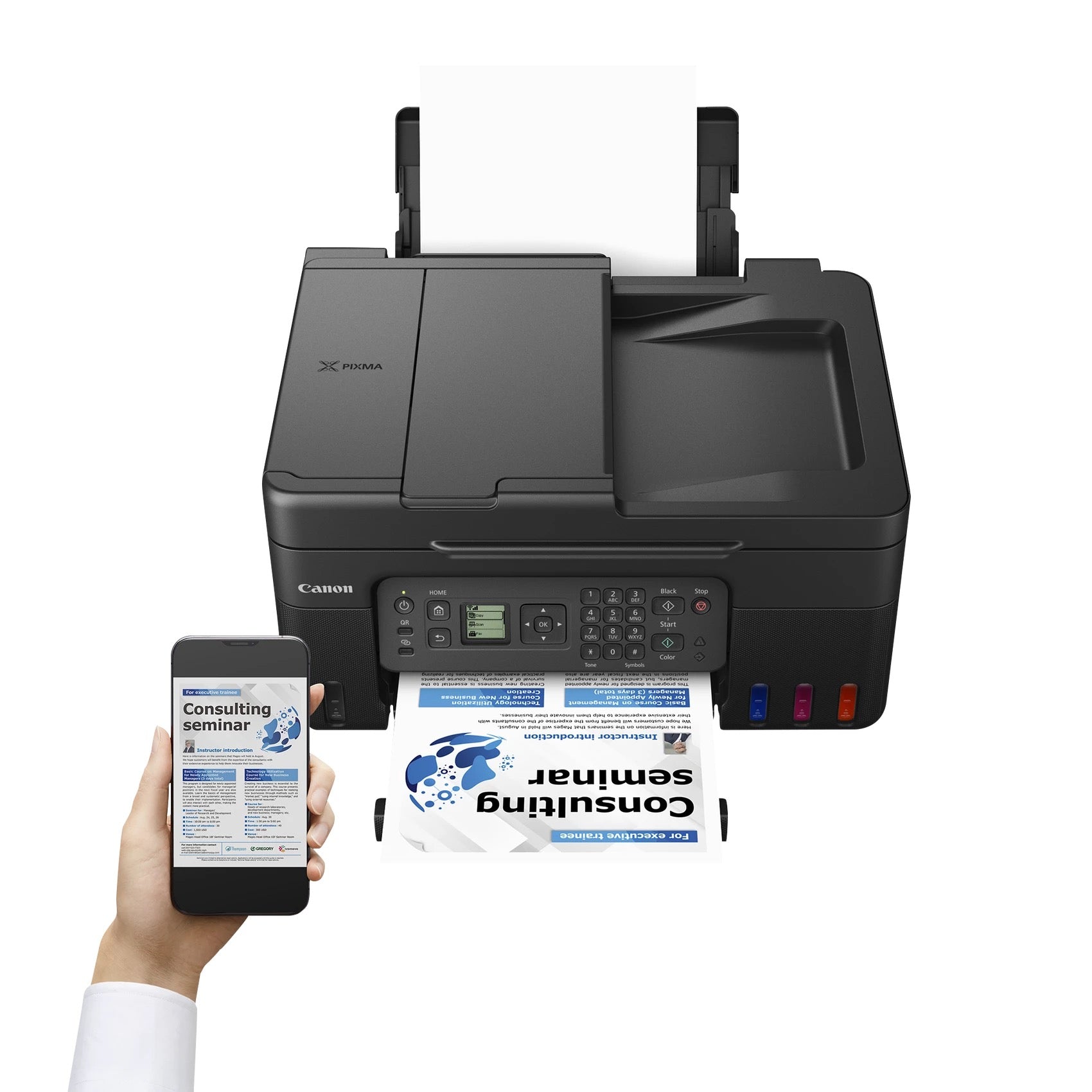 Multifunction inkjet printer Canon Pixma G4570 MegaTank wifi GI-51 Manufacturer code 4549292205787