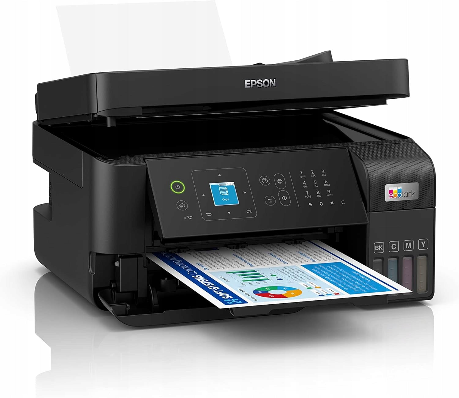 Multifunction inkjet printer Epson Ecotank ET-4810 poured inks Brand Epson