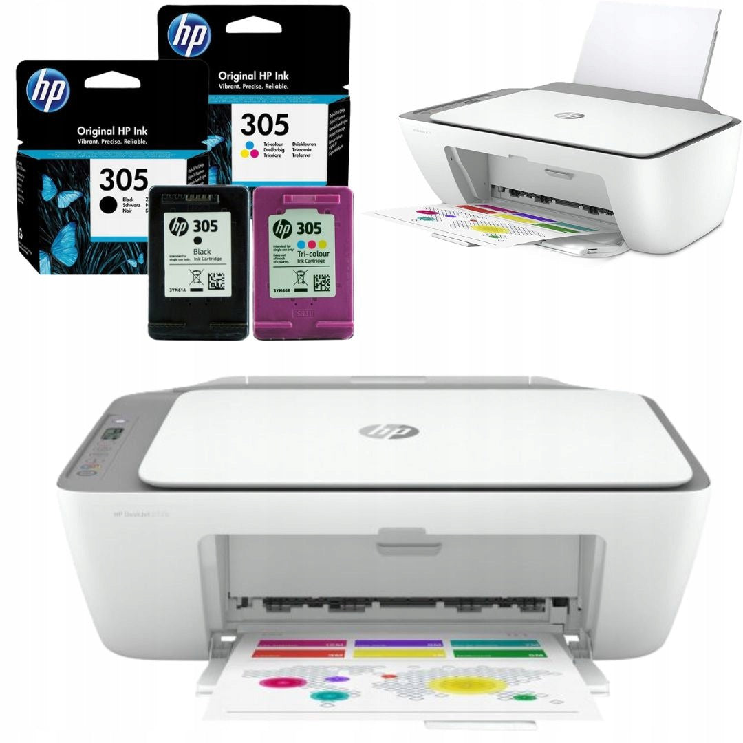 Multifunction inkjet printer color HP Deskjet 2720e wifi ink 305
