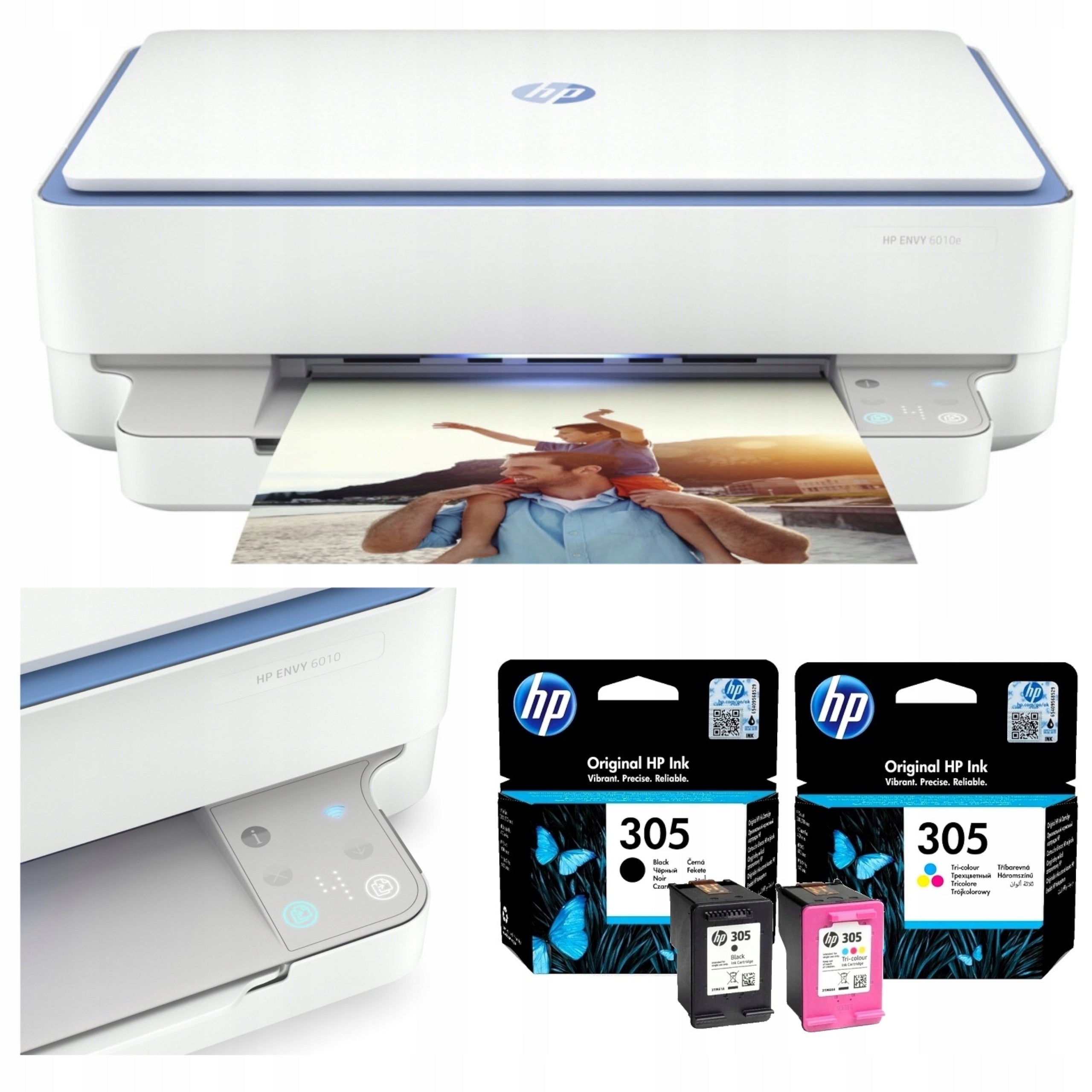 Multifunction inkjet printer (colour) HP 6010e+ Starter Inks