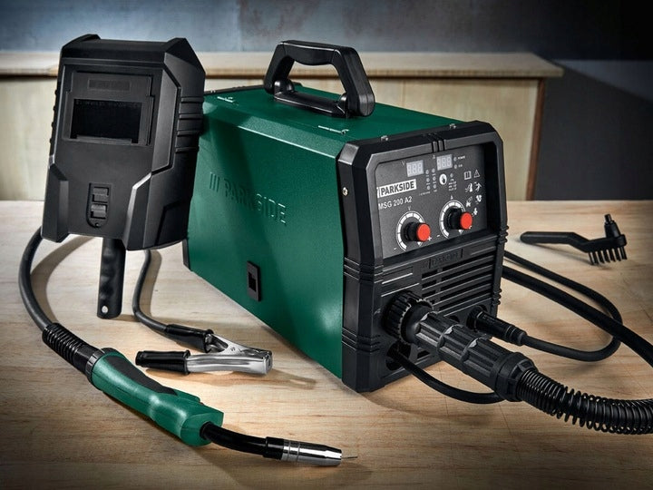 Multifunction inverter welder Parkside PMSG200A2 4 Welding methods Welding methods MIG/MAG MMA
