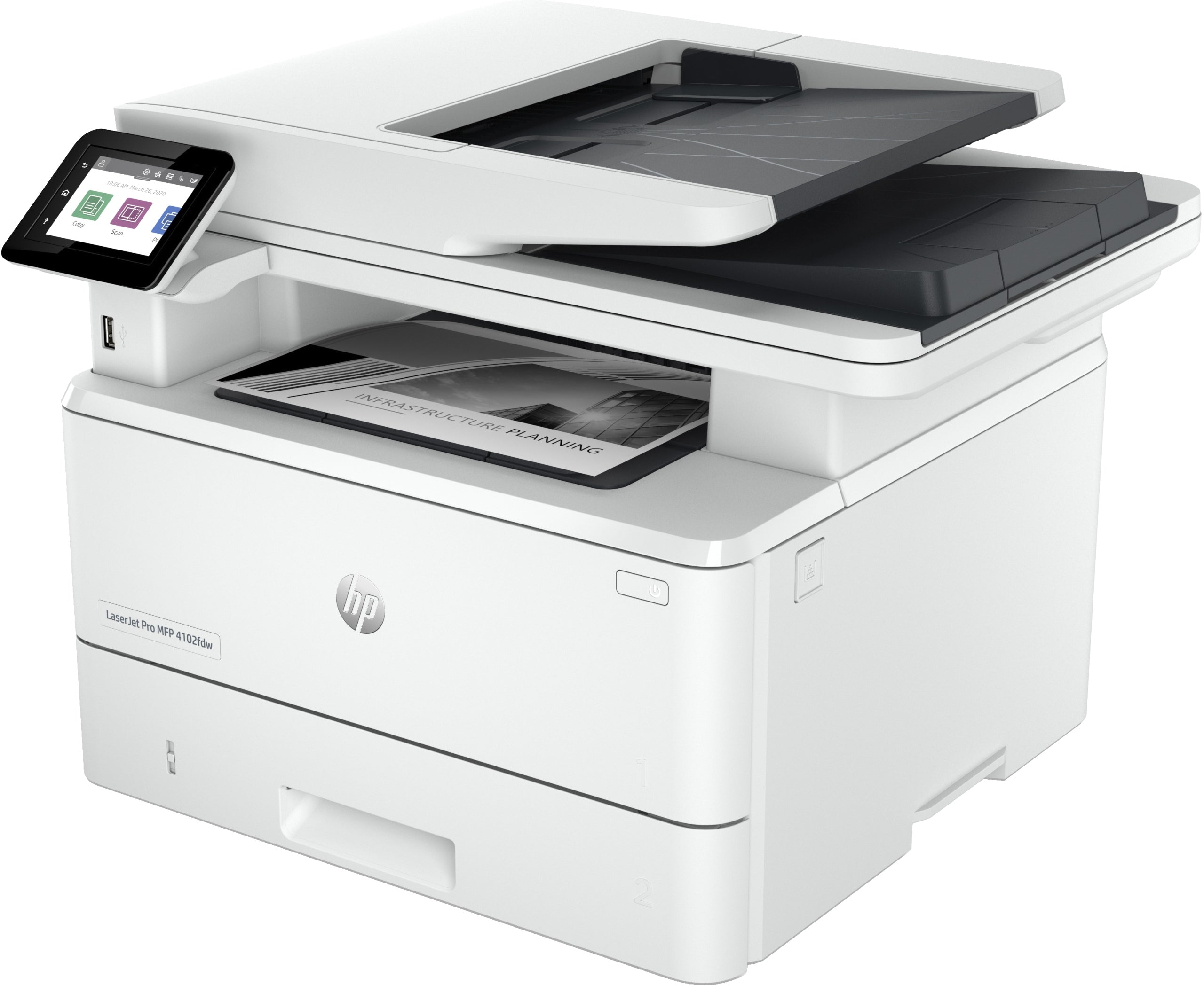 Multifunction laser printer (mono) HP LaserJet Pro 4102DW Manufacturer code 2Z622F