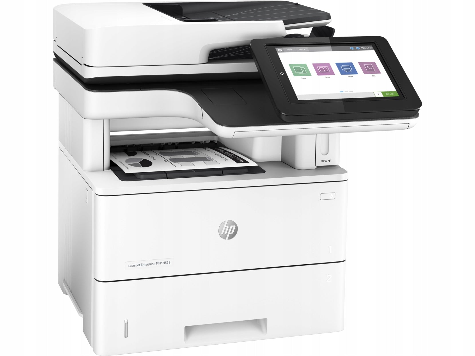 Multifunction laser printer (mono) HP MFP M528f Manufacturer code 1PV65A