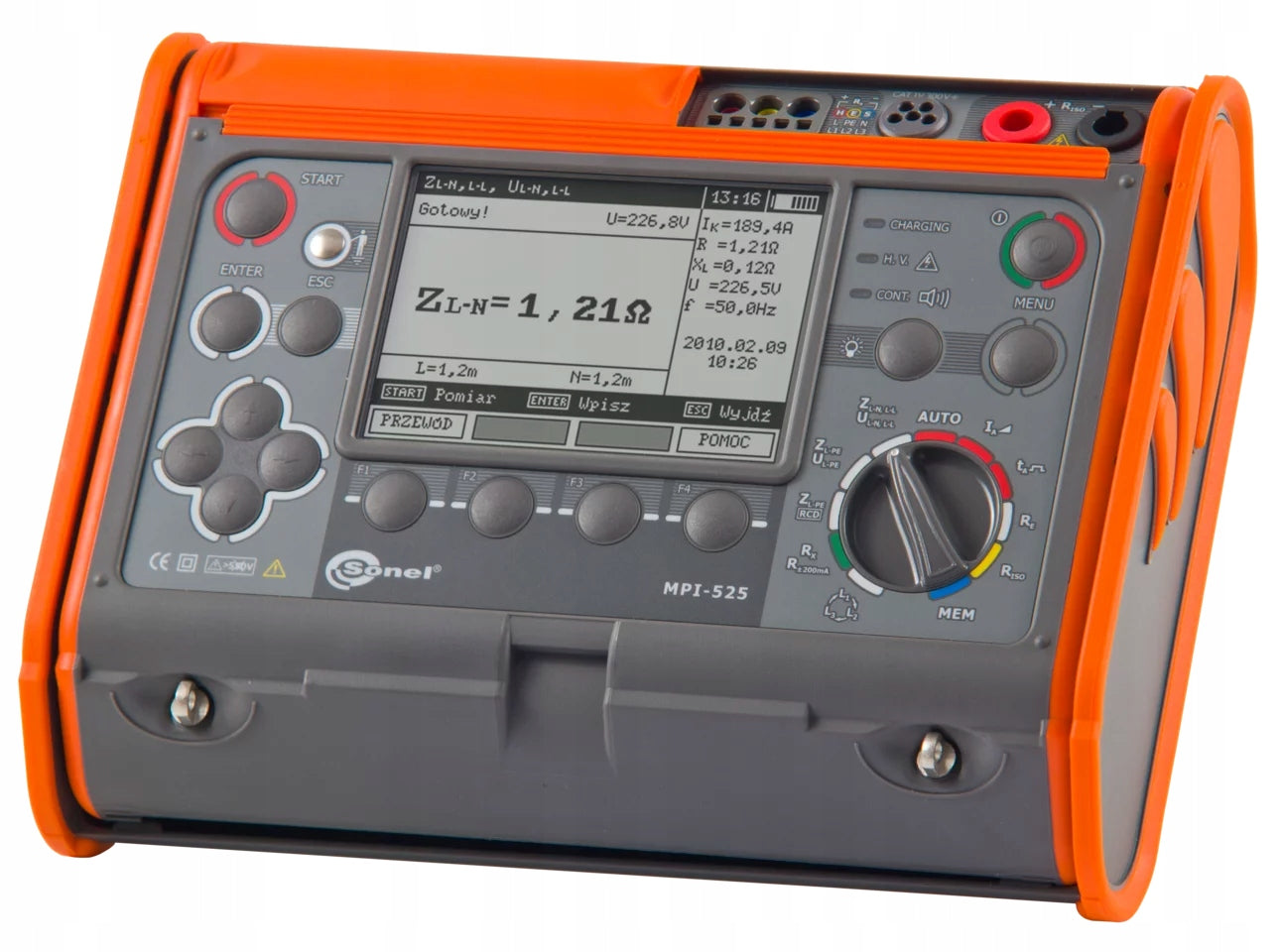 Multifunction meter Sonel MPI-525 with WMPLMPI525 equipment + certificate Brand Sonel