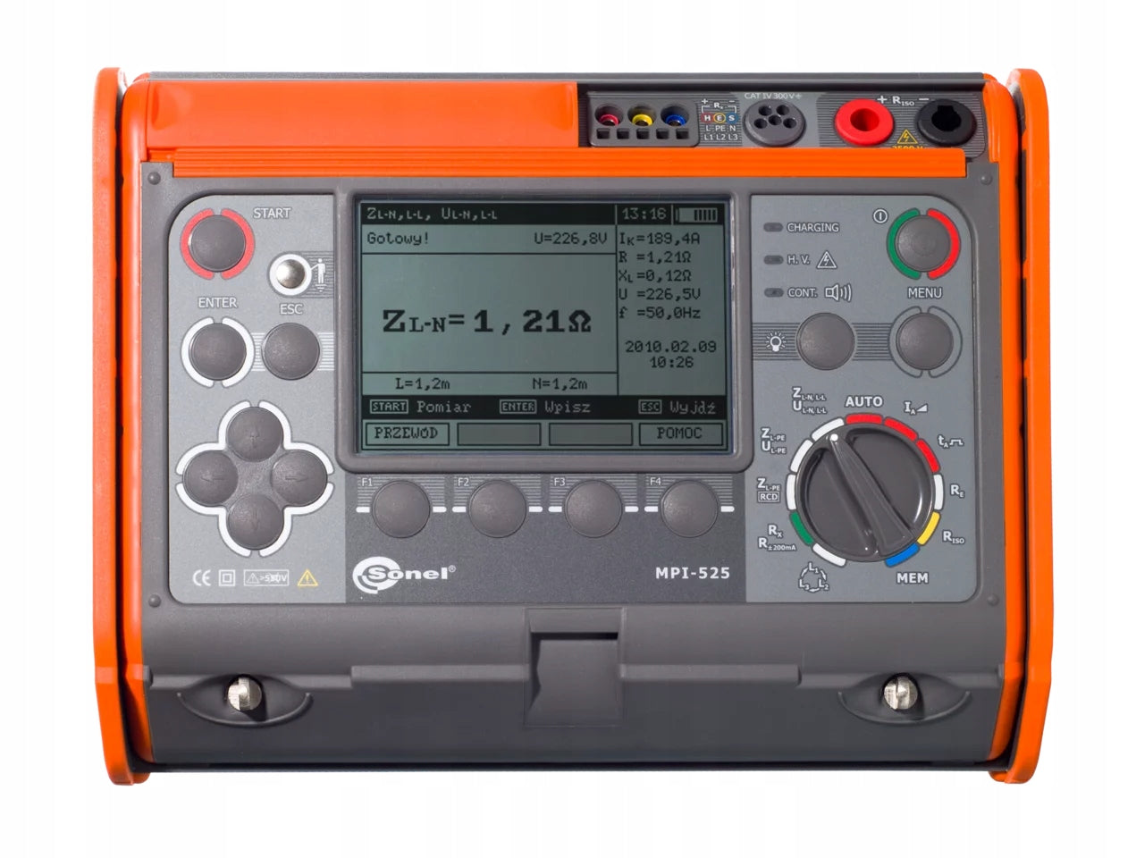 Multifunction meter Sonel MPI-525 with WMPLMPI525 equipment + certificate Manufacturer code WMPLMPI525