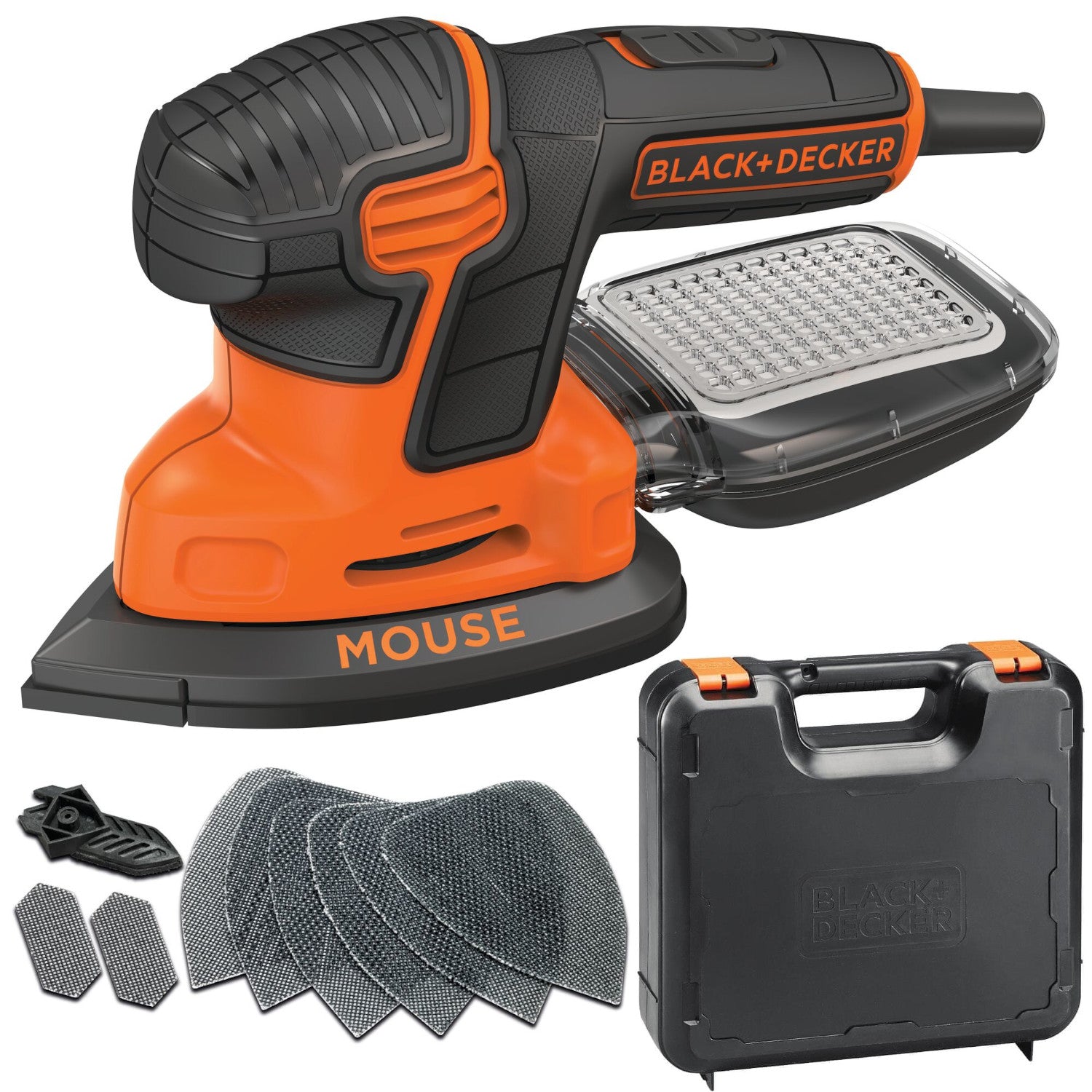 Multifunction network sander Black Decker KA2500K + accessories suitcase Brand Black+Decker