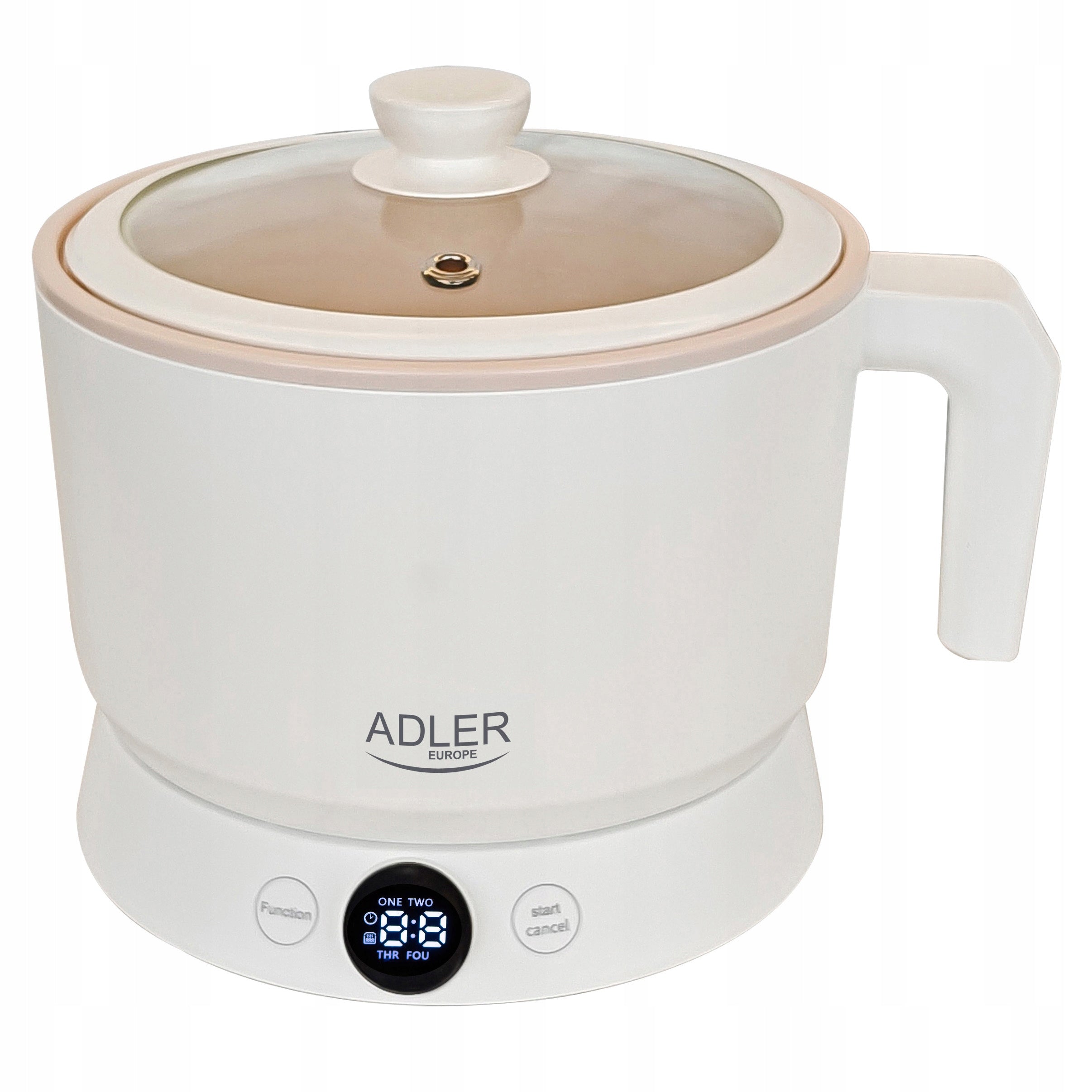 Multifunction pot ADLER AD 6422 4 operating modes 1,6L 800W Glass cover