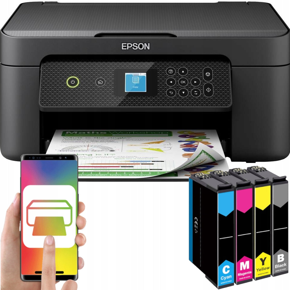 Multifunction printer 3in1 EPSON Scanner COLOR PRINTING DUPLEX USB WiFi INK