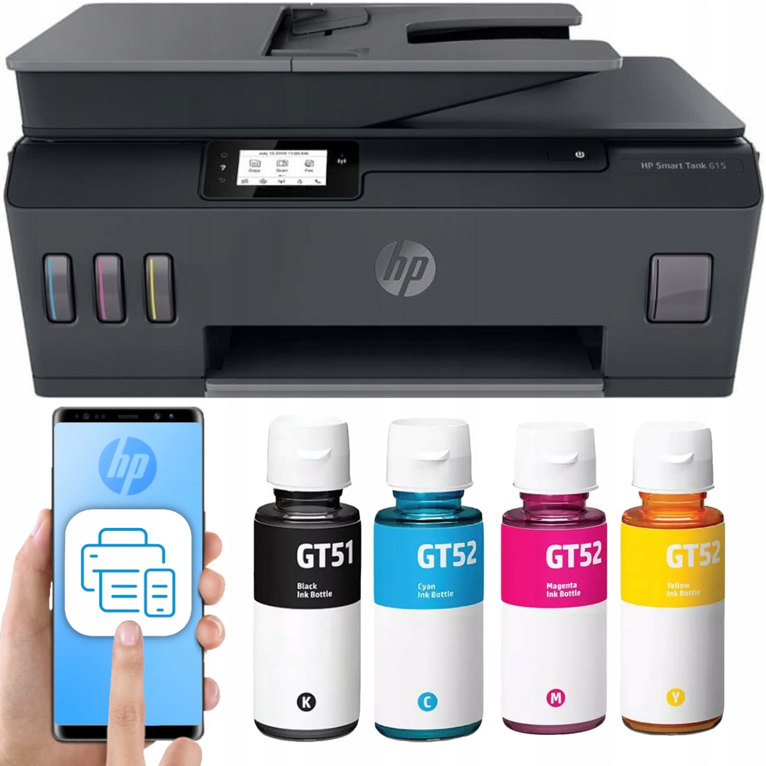 Multifunction printer HP Smart Tank PRINTING SCAN COPY ADF WIFI INKS