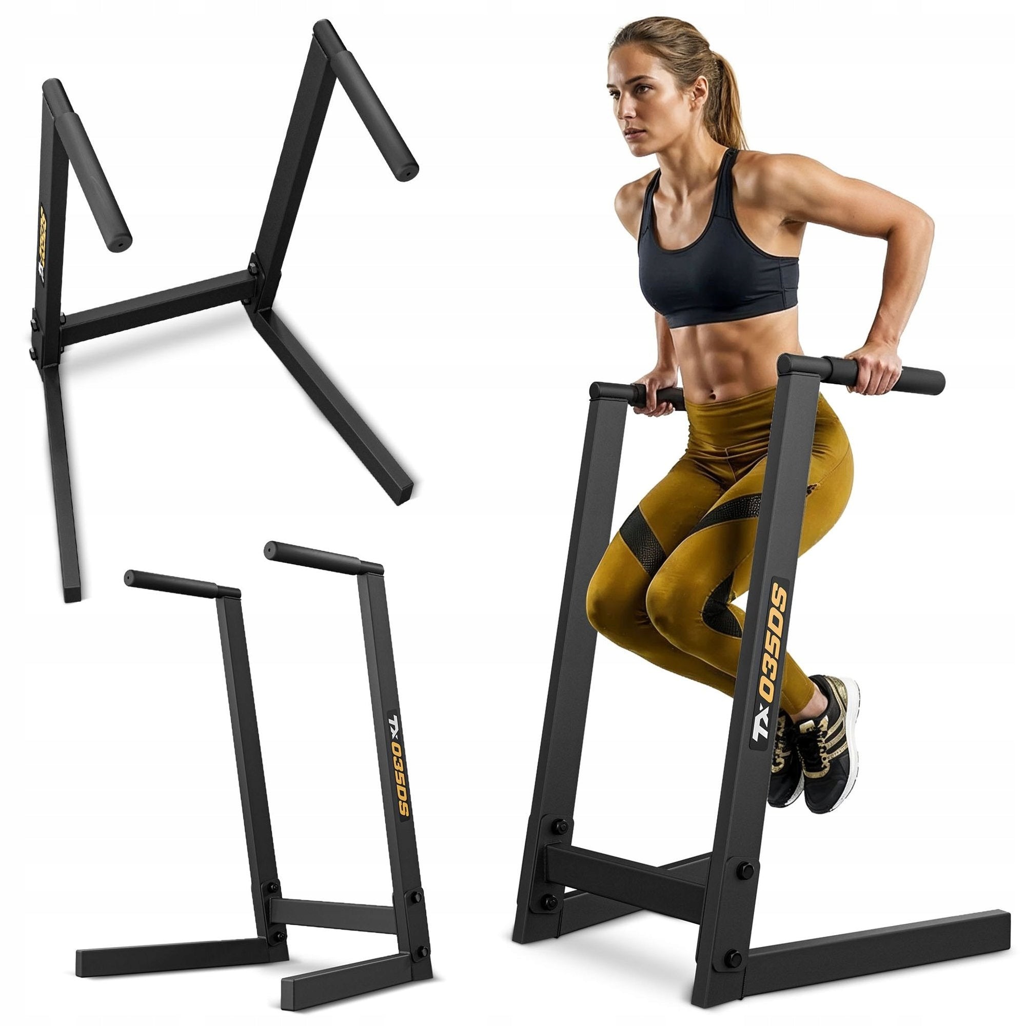 Multifunction training dip handrails for abdominal exercises Trex Sport