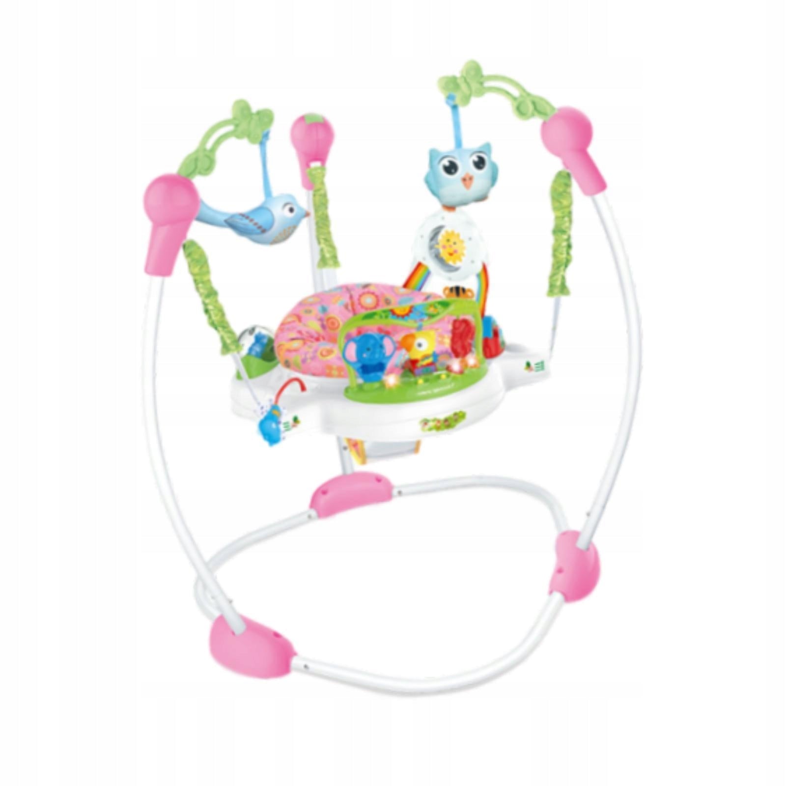 Multifunctional Baby Jumping Activity Center Interactive Play Center Red