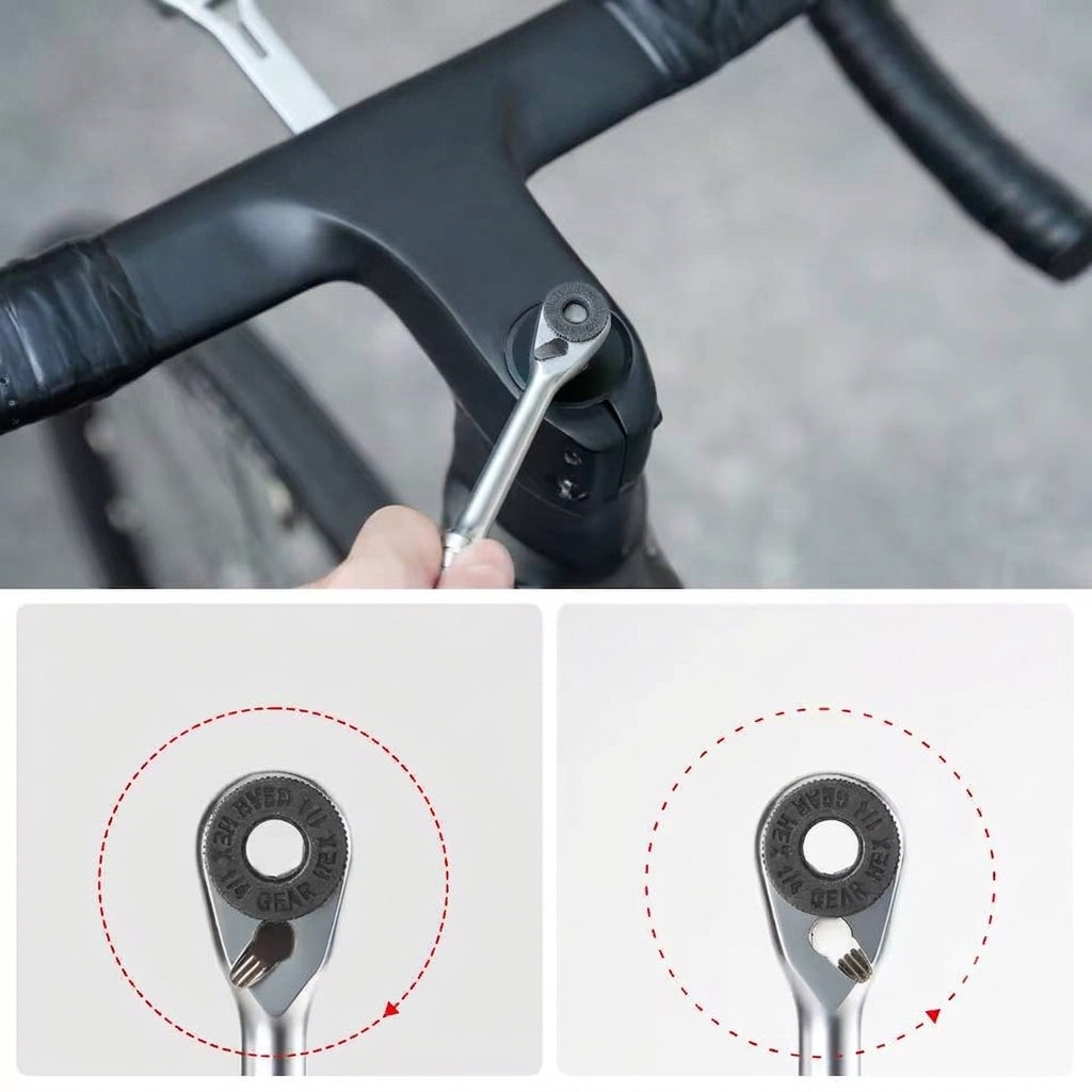 Multifunctional Bike Tool Set with Ratchet and Spoons ROCKBROS Packaging status original