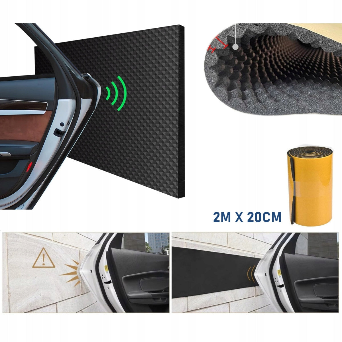 Multifunctional EV Foam Door, Bumper and Garage Protector