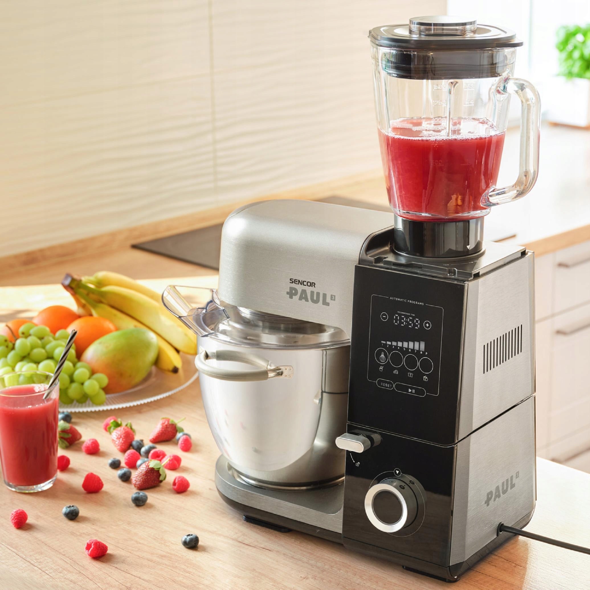 Multifunctional Food Processor PAUL 3 Sencor STM 8950 LED Display 1800W Manufacturer code STM 8950