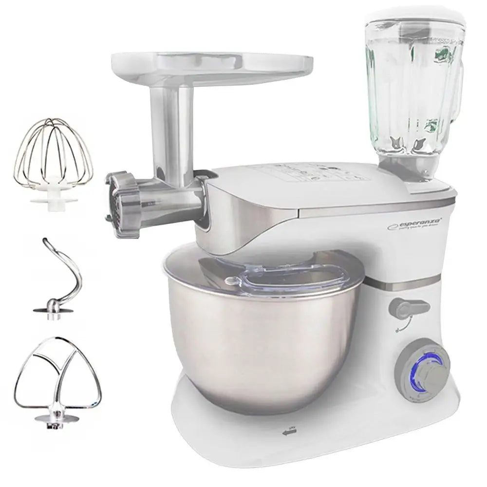 Multifunctional Food Processor Planetary Mixer 1000W 5L + OVERLAYS