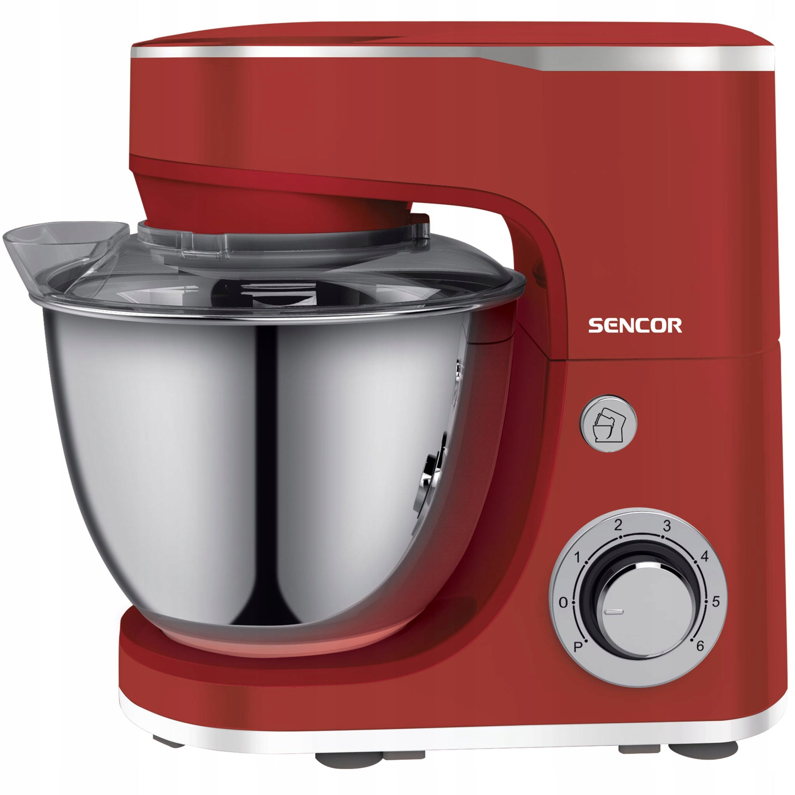 Multifunctional Food Processor Sencor STM 3634RD 1300W 6 Speeds 5,5Liter Packaging status original