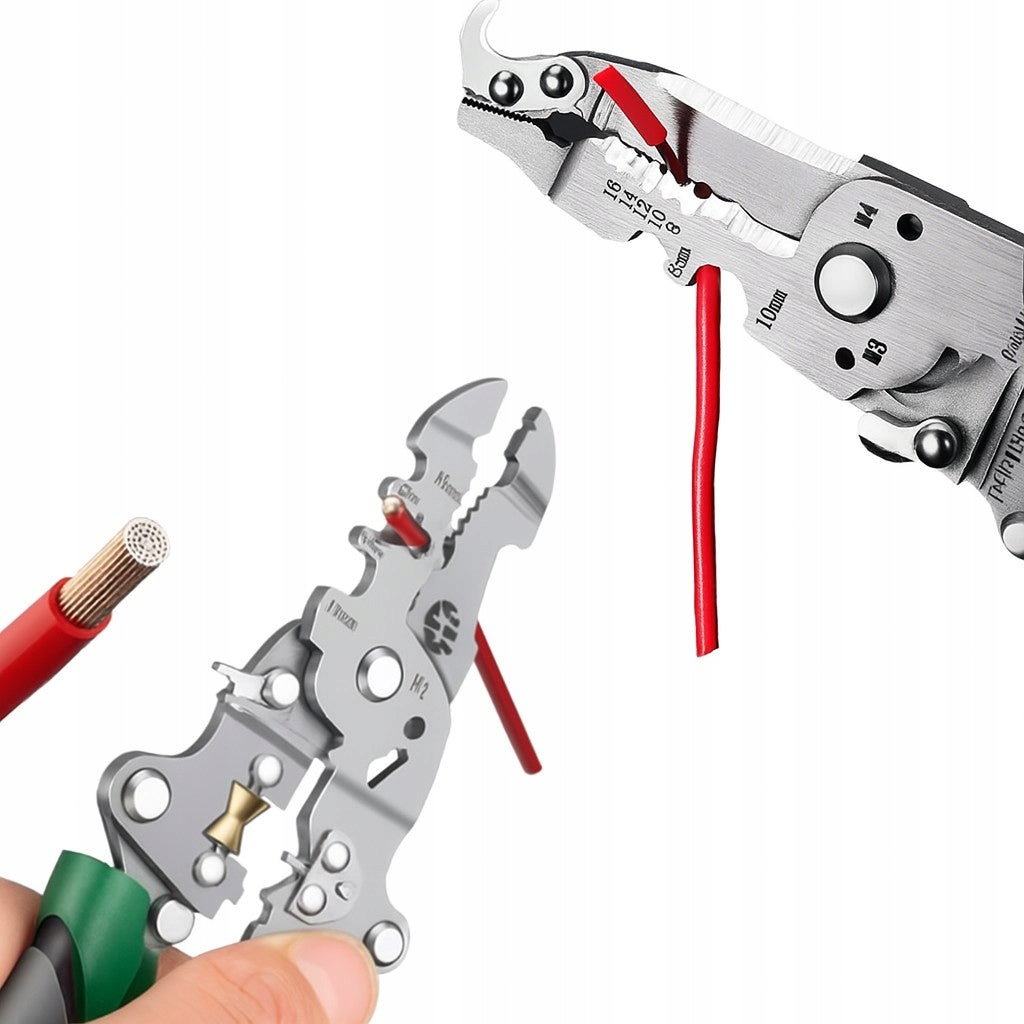 Multifunctional Insulation Puller Folding 18in1 Shears Multitool Universal Manufacturer code Wielofunkcyjny Ściągacz Izolacji 18w1 Anytech