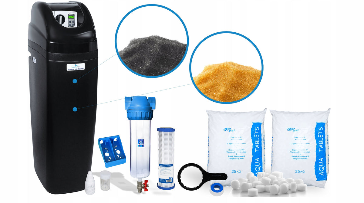 Multifunctional Water Softener For Whole House 32L REMOVES NITRATE System House Brand wodaRO