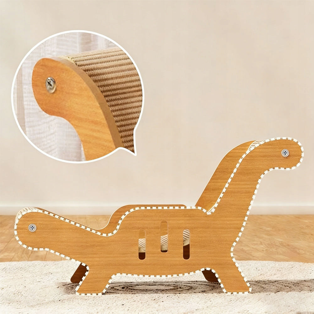 Multifunctional Wooden Scratcher - Sisal Domestic Cat Ropes Cat Lounger Packaging status original
