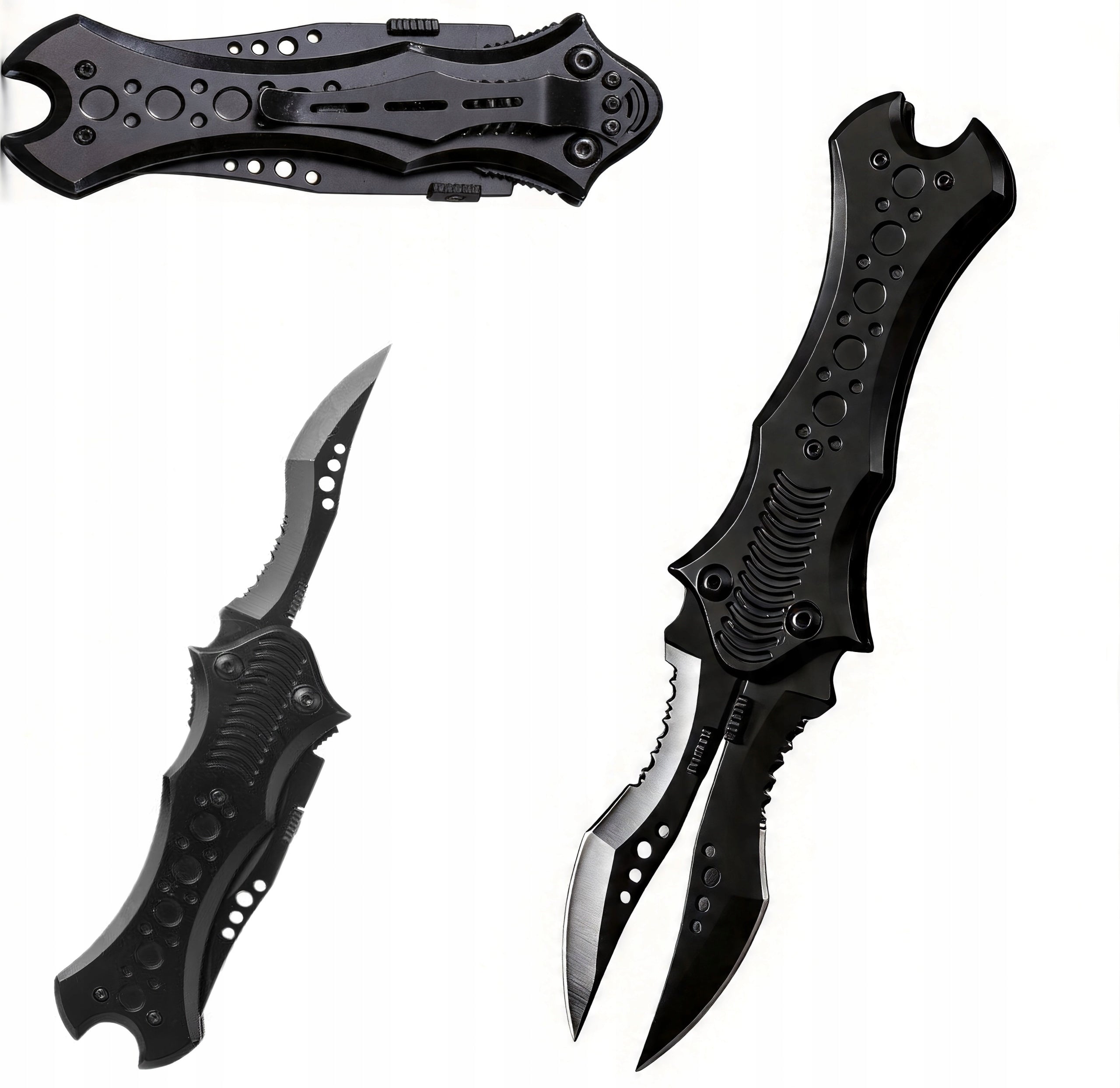Multifunctional crab tong folding knife, suitable for camping