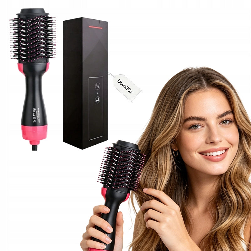 Multifunctional curling iron and hot air comb Packaging status original