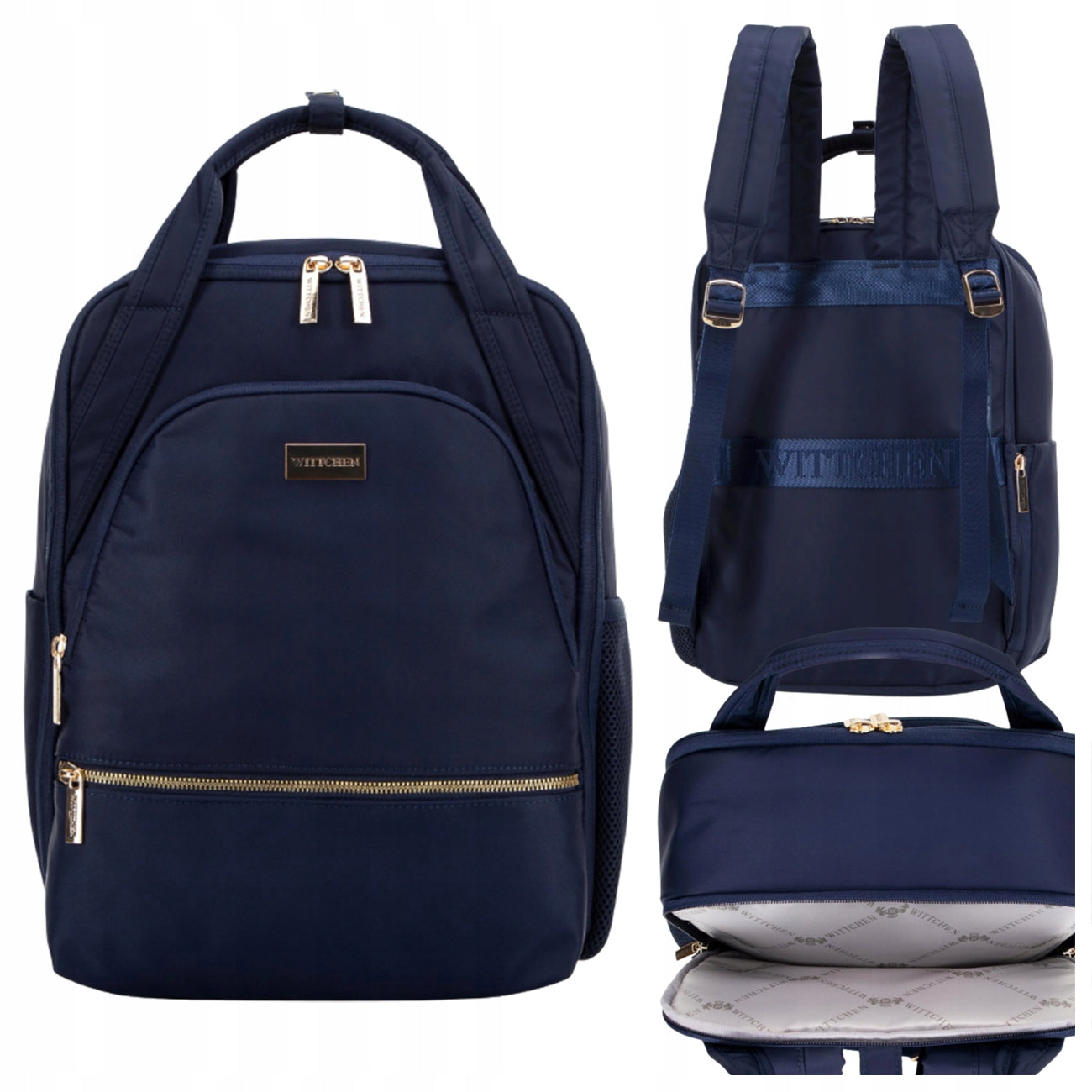 Multifunctional navy blue backpack for airplane WITTCHEN 29-3P-201-90 Ryanair