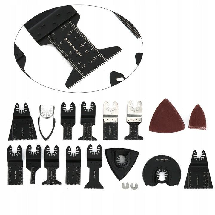 Multifunctional saw blades wood,metal plastic set of 56 pieces Packaging status original
