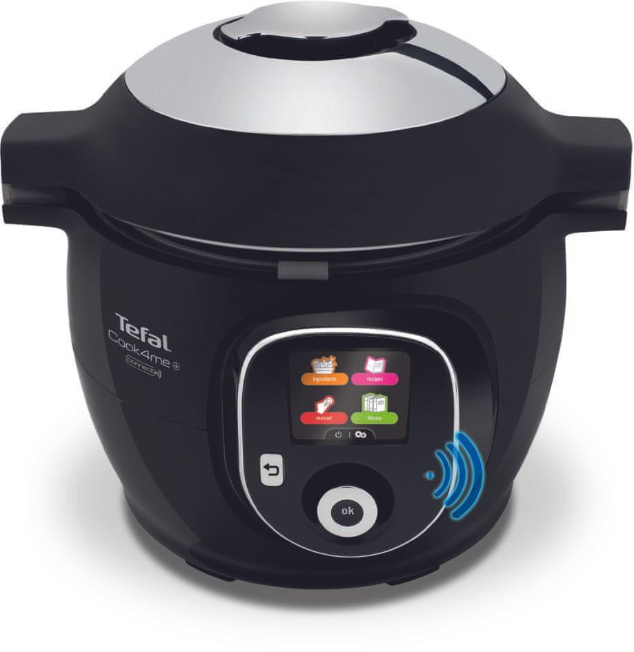 Multifunkční hrnec Tefal COOK4ME + CONNECT CY855830 černý