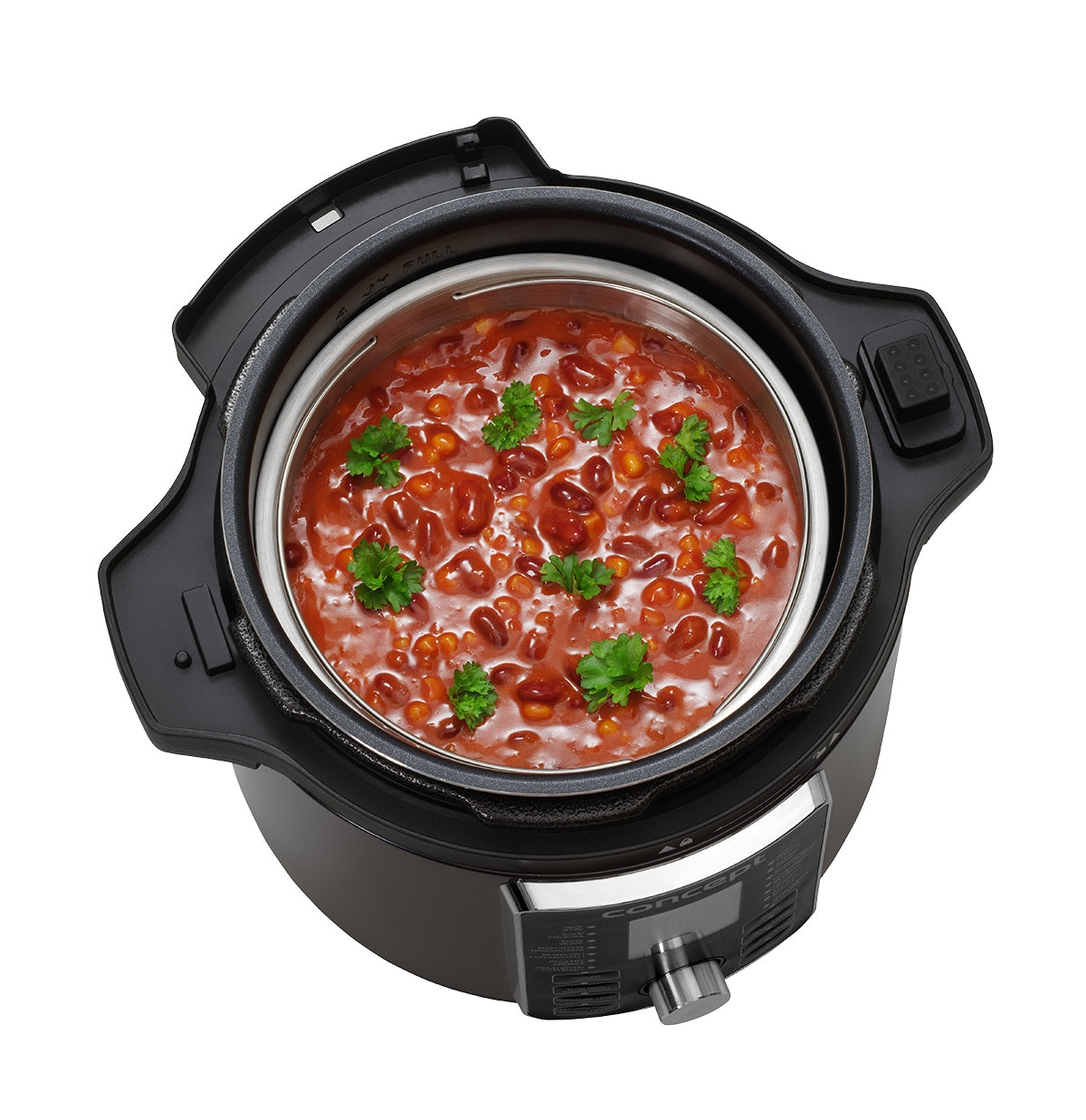 Multifunkční tlakový hrnec Concept s Air Fry poklicí COOKERY CK8000 Brand Concept