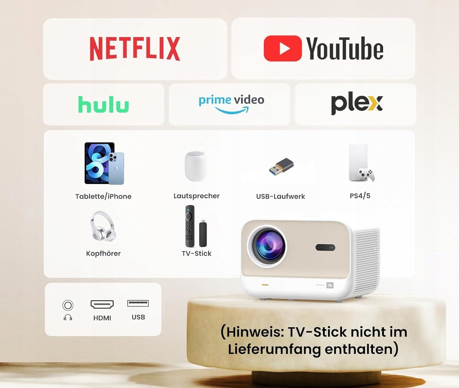 Multimedia projector Yaber L2s LCD,WiFi6 and Bluetooth 5.1PERFECT GIFT Packaging status original