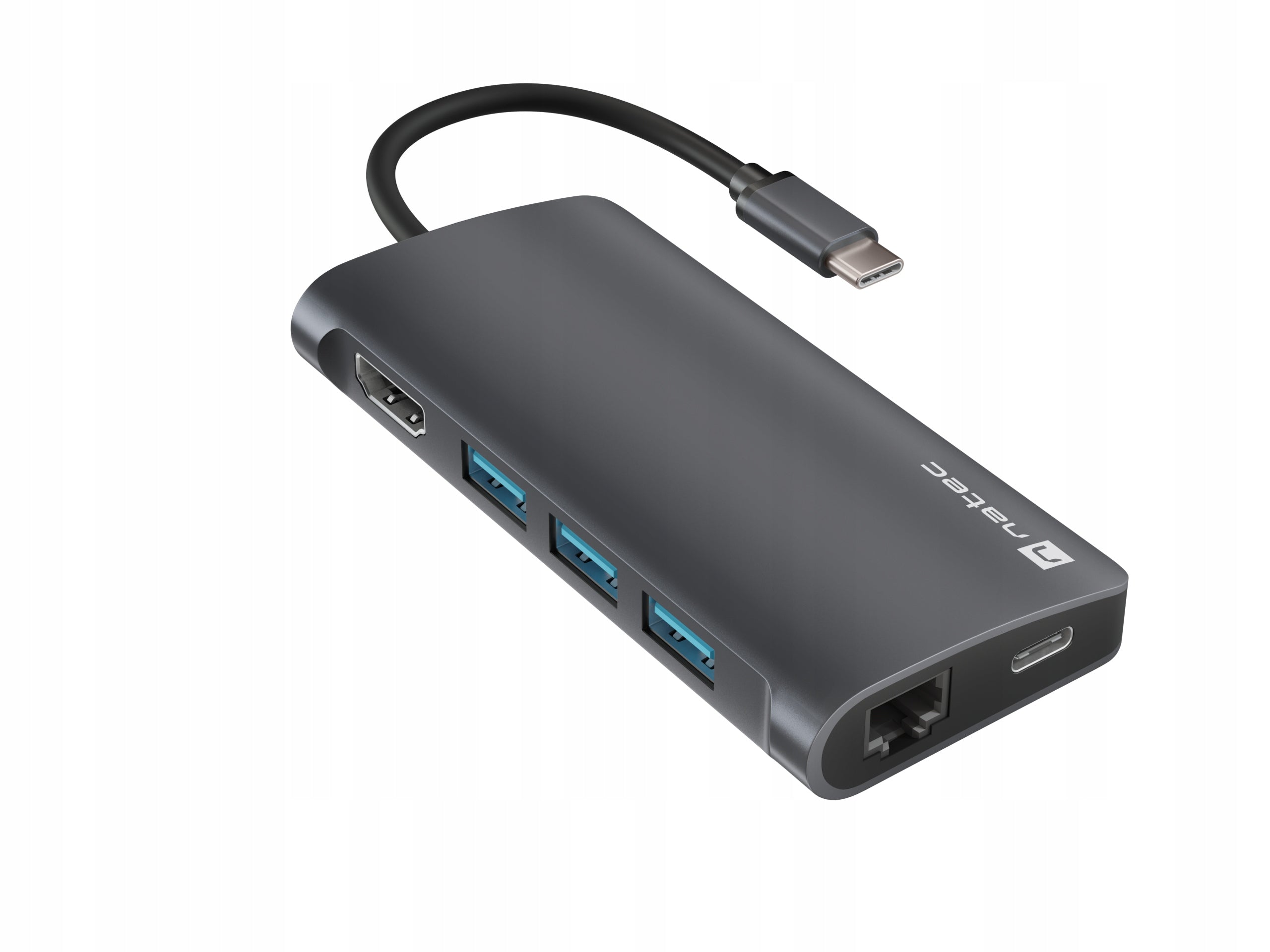 Multiport Fowler 2 v2 USB-C HUB USB 3.0, HDMI 4K, USB-C, RJ45, micro SD