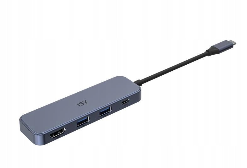 Multiport adapter ISY IAD-1032 Silver Packaging status original