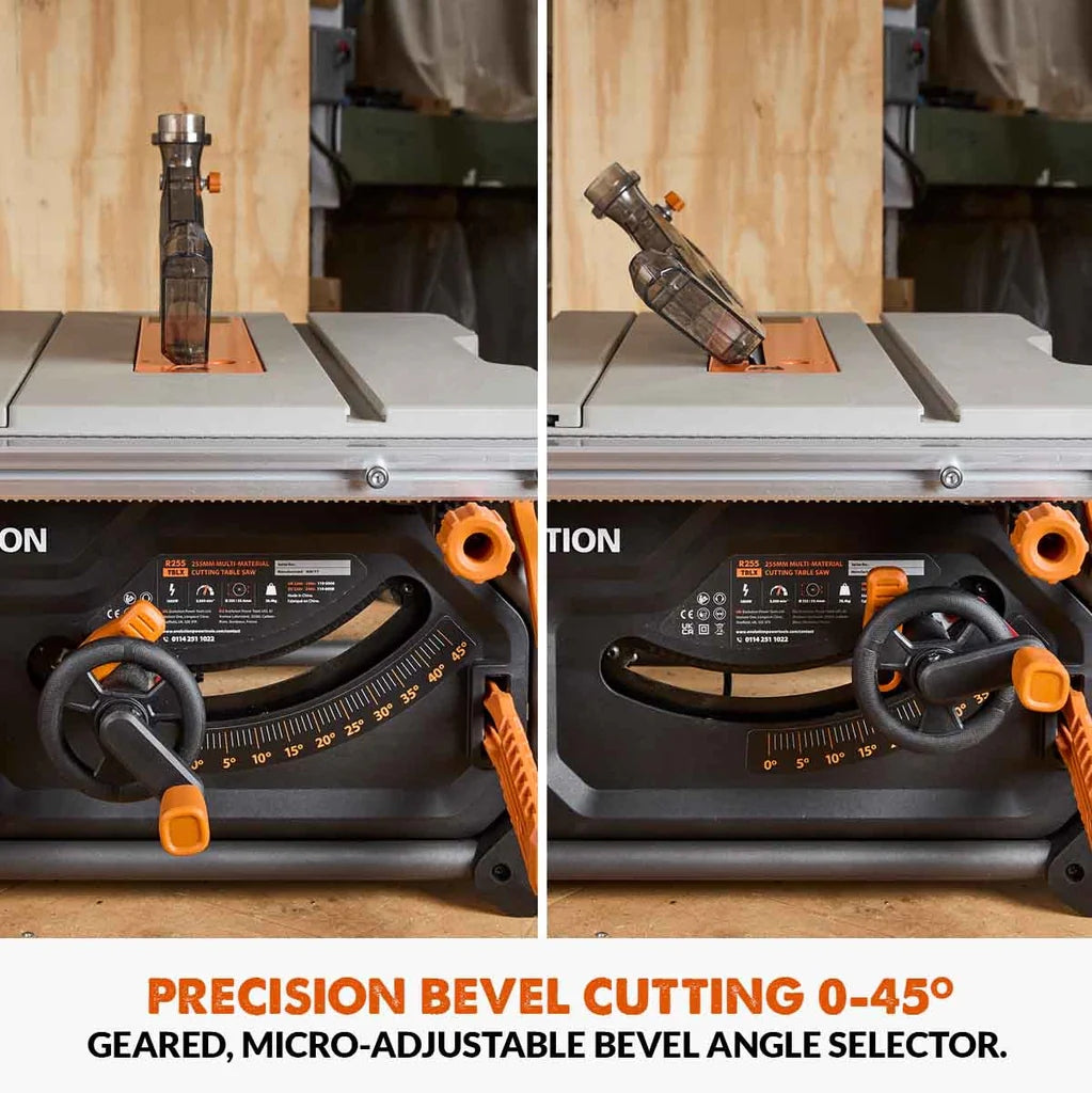 Multipurpose table saw Evolution R255TBL+ 255mm/28z VERSION PLUS Brand Evolution