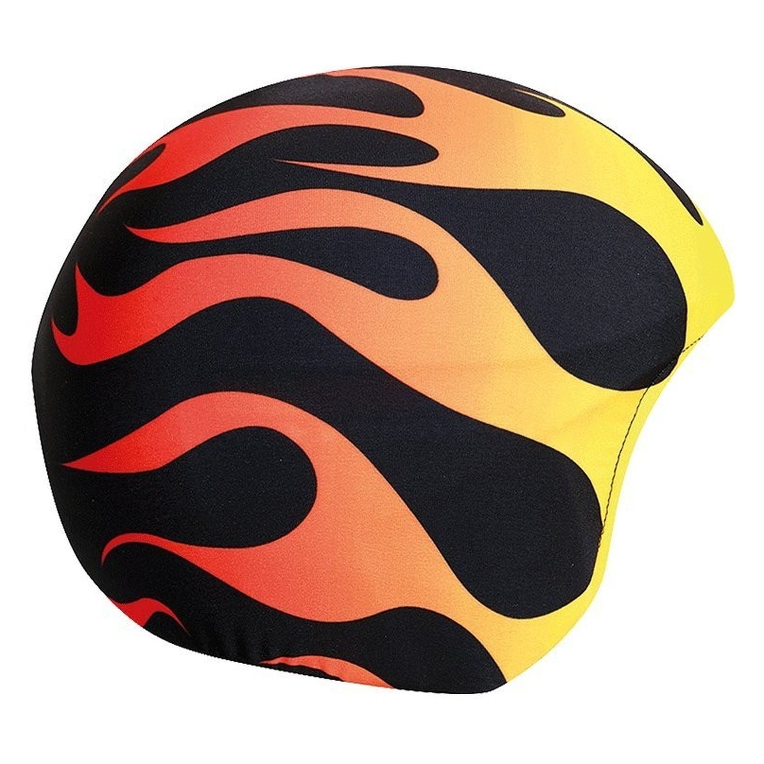Multisport helmet cover - with flame print