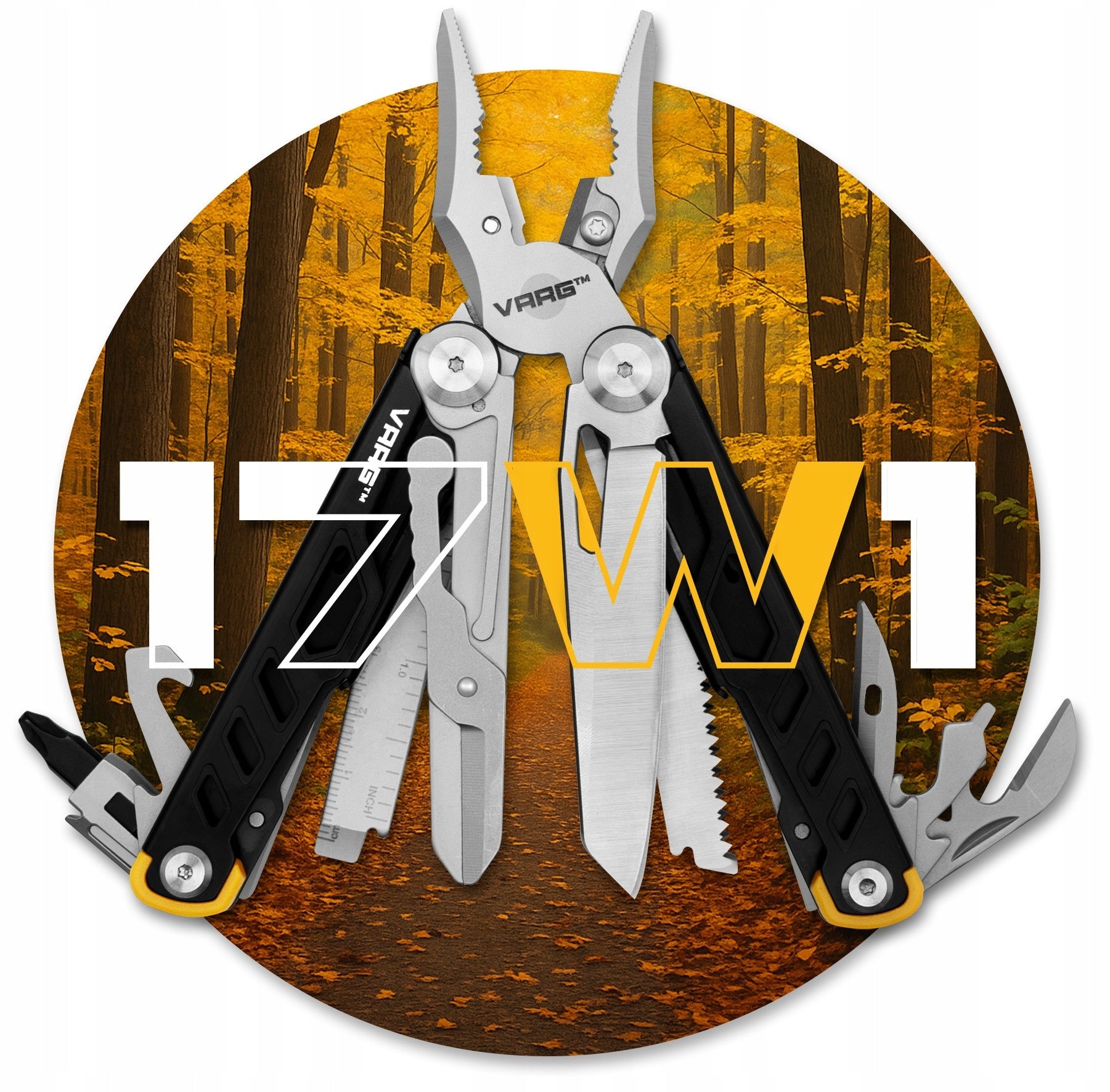 Multitool 17in1 Stainless Steel Survival Multifunction Tool Set Packaging status original