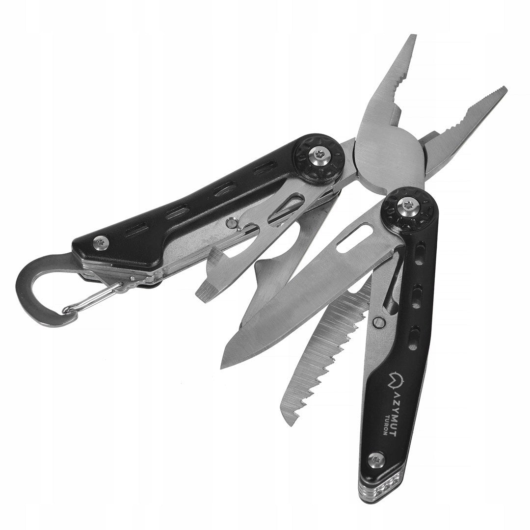 Multitool AZYMUT Turon - 10 tools carabiner