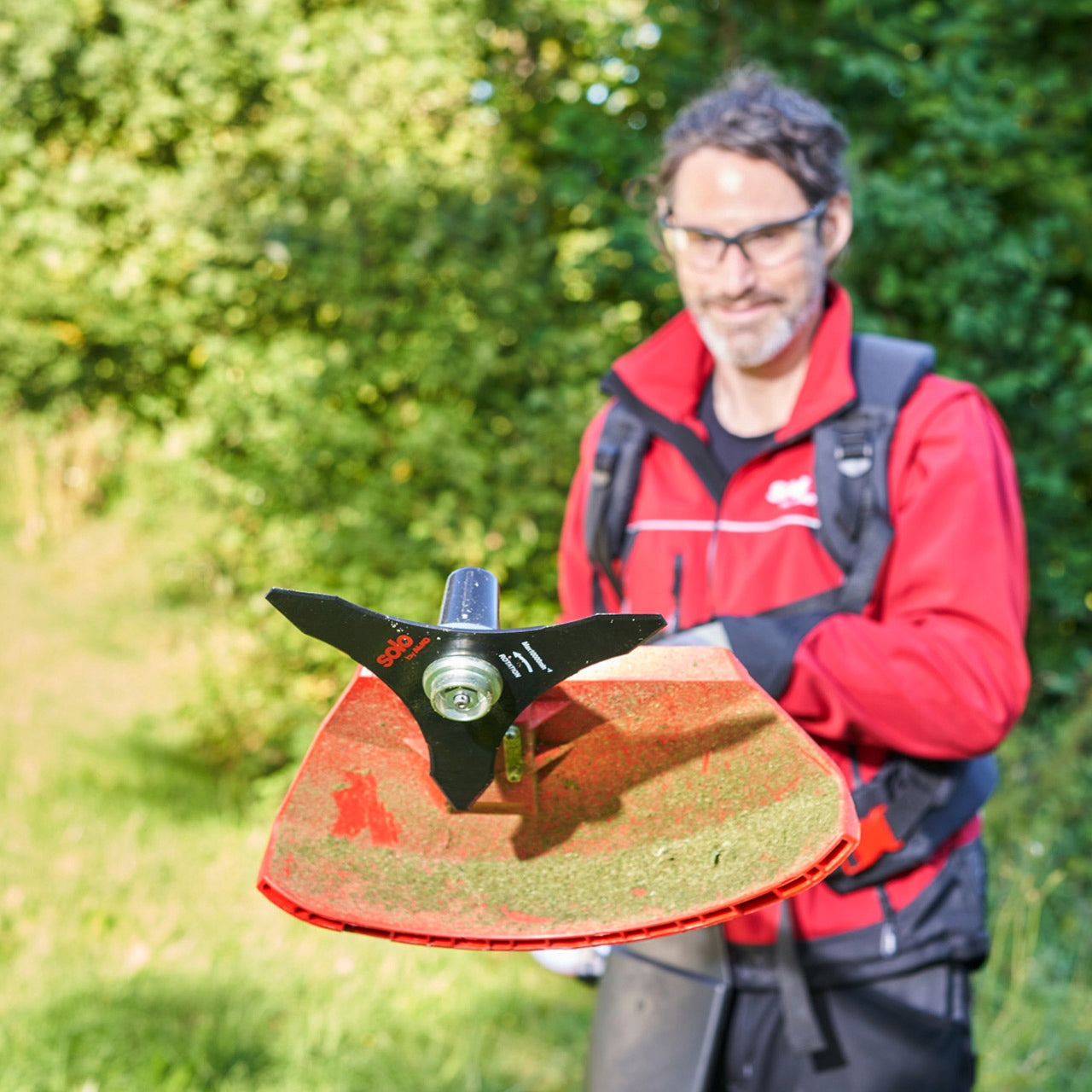 Multitool Combustion Scythe with Grass Shield solo by AL-KO 130 MT 1,2HP Tool weight 4.7 kg